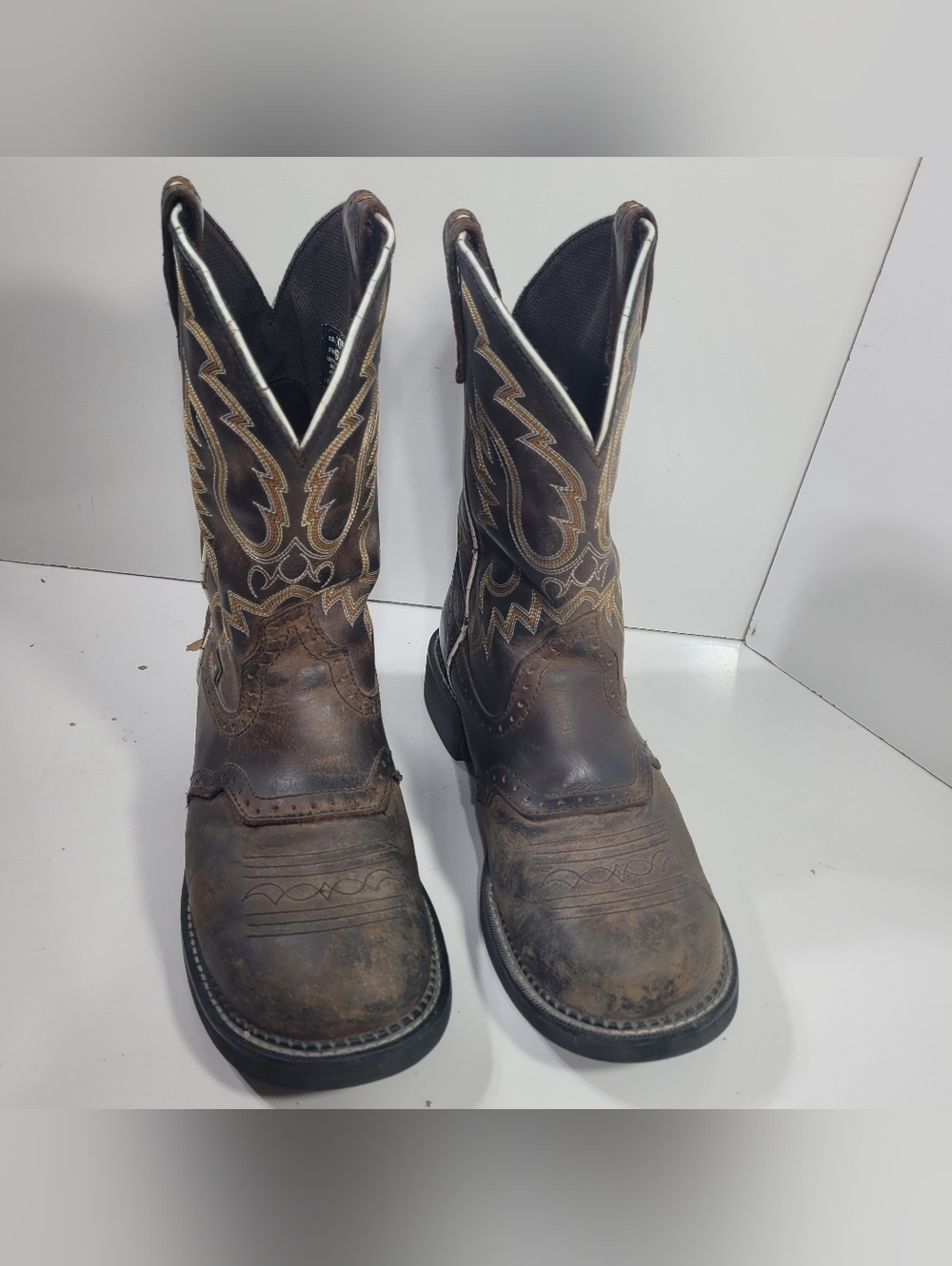 Justin Gypsy Womens Size 10 B Brown Leather Western Cowboy Boots L9909